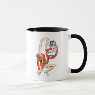 Caneca Casca de borracha do homem plástico