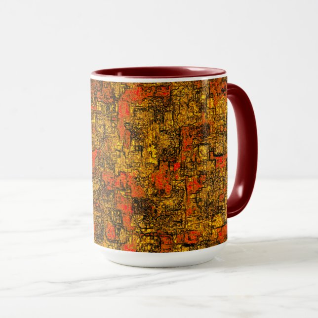 Caneca Casca de virtual, com toneladas de coral vivo (Frente Esquerda)