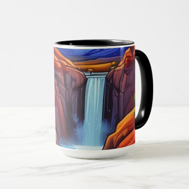 Caneca Cascata (Frente Esquerda)