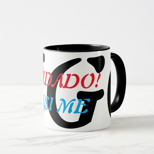 Caneca Casi me cago mug (Frente Esquerda)