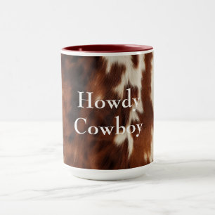 Caneca Castanho-Cream-Southwest Cowhide