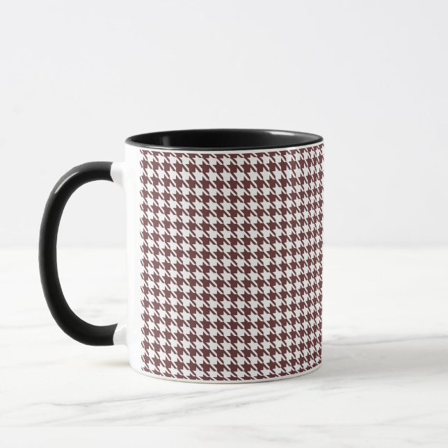 Caneca Castanho-da-noite e branco (Esquerda)