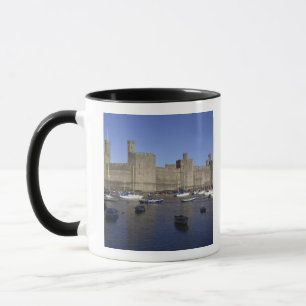 Caneca Castelo de Caernarfon, Gwynedd, País de Gales (RF)