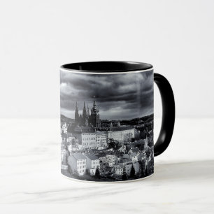 Caneca Castelo de Praga Panorama, Czechia Art (Alemanha)
