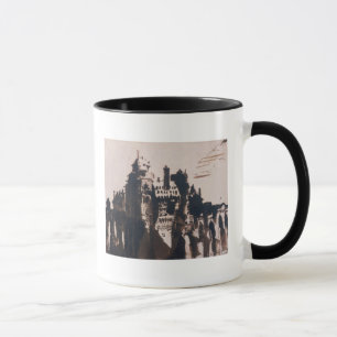 Caneca Castelo fortificado por duas pontes