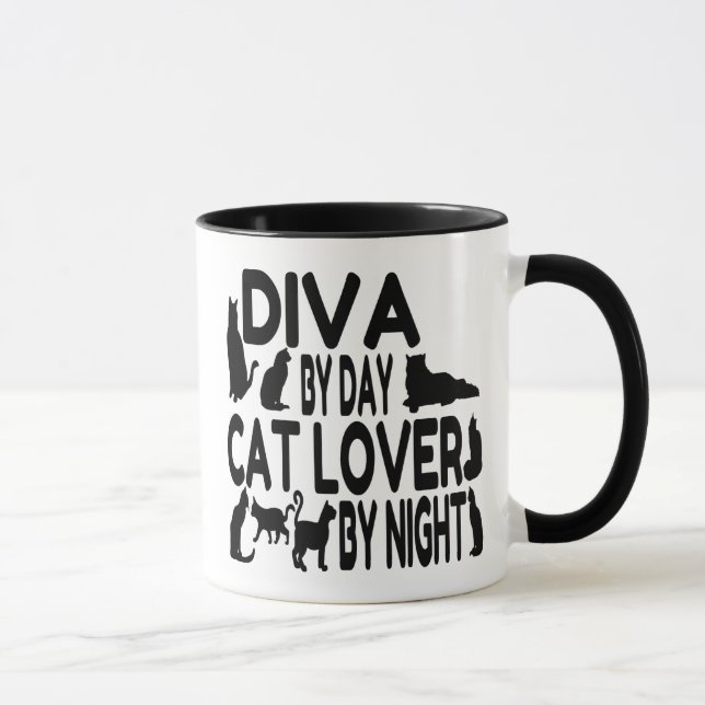 Caneca Cat Lover Diva (Direita)