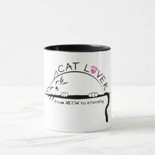 Caneca Cat Lover do MEOW para o Eternity Mug