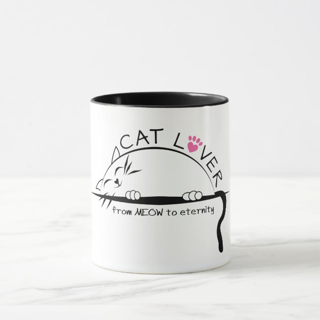 Caneca Cat Lover do MEOW para o Eternity Mug (Centro)