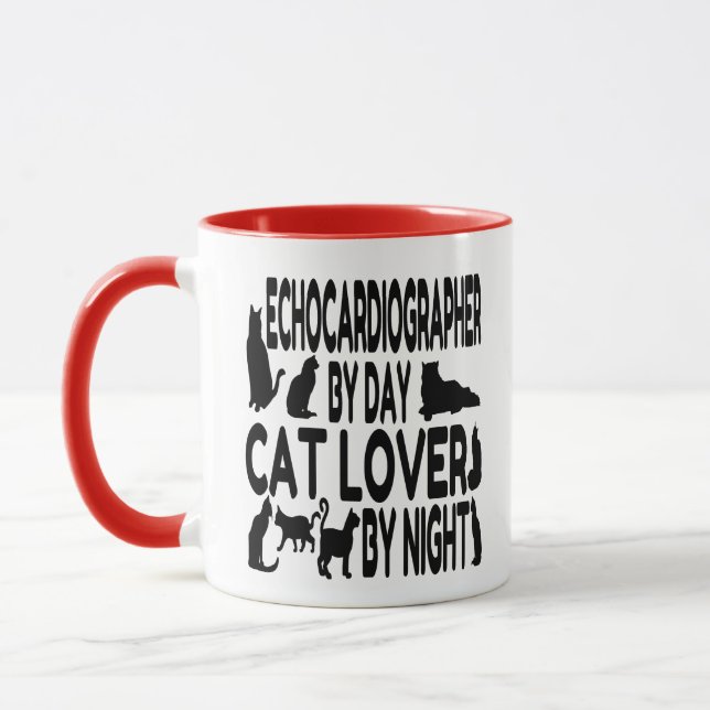 Caneca Cat Lover Echocardiógrafo (Esquerda)
