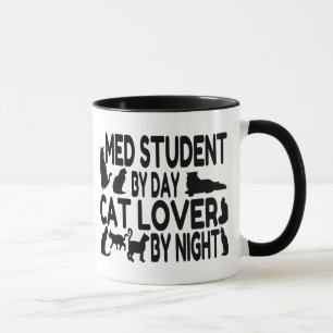 Caneca Cat Lover Med Student