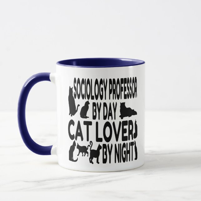 Caneca Cat Lover Sociology Professor (Esquerda)