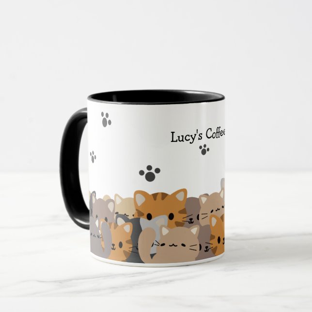 Caneca Cat Lovers (Frente Esquerda)