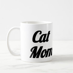 Caneca Cat Mom Xícara de Café com Rosto de Gato