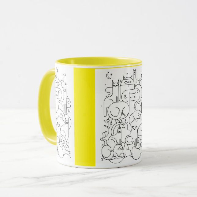 Caneca cat mug (Frente Esquerda)