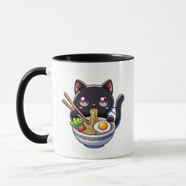 Caneca Cat Ramen Mugs (Esquerda)
