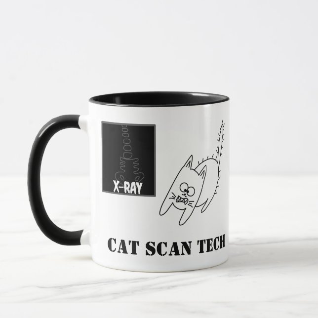 Caneca Cat Scan Technologist Coffee Mug (Esquerda)