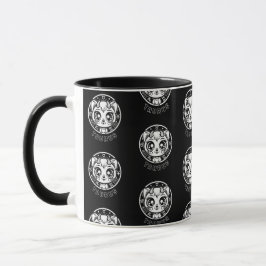 Caneca Cat Taurus Zodiac Black Mug