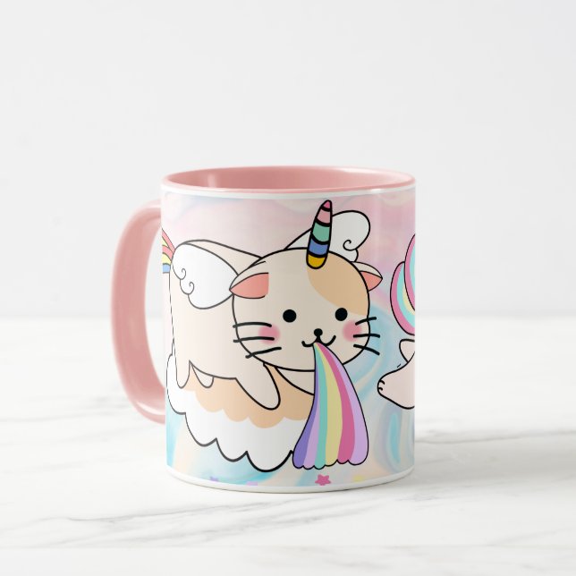 Caneca Cat Unicorn Mug (Frente Esquerda)