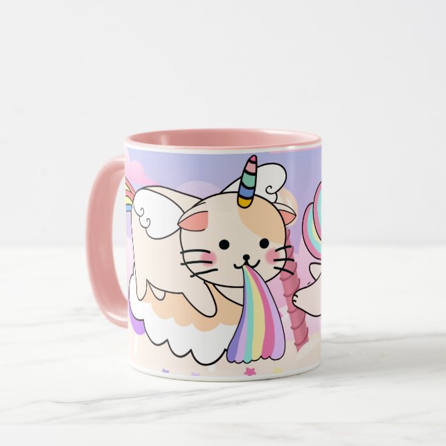 Caneca Cat Unicorn Mug (Frente Esquerda)