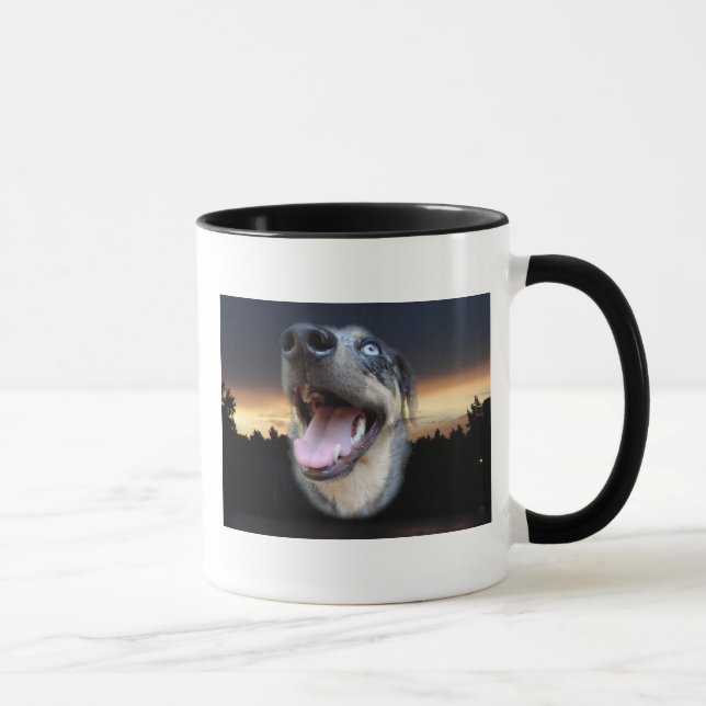 Caneca Catahoula Leopard Dog Sunset (Direita)