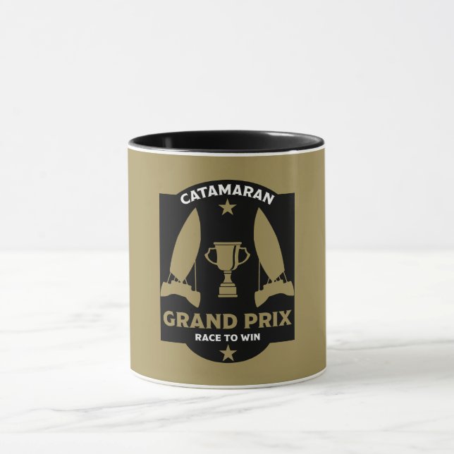 Caneca Catamaran Hydrofoil Sailboat Racing (Centro)