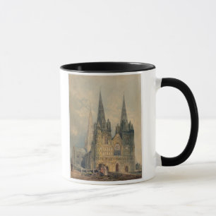 Caneca Catedral de Lichfield, Staffordshire, 1794 (w/c