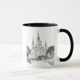 Caneca Catedral de St Louis do ~ de Nova Orleães