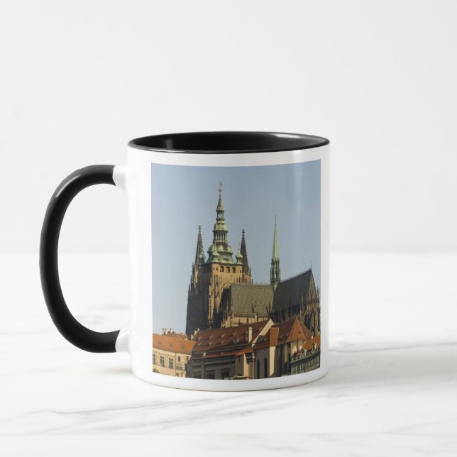 Caneca Catedral de Vitus e Castelo de Praga, um dos (Esquerda)