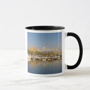Caneca Catedral e marina, Palma, Mallorca, Espanha