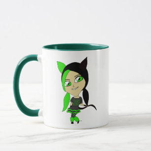 Caneca catgirl chibi