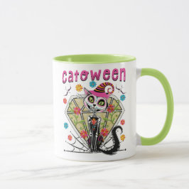 Caneca Catoentre Halloween