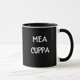Caneca Católico Latin cómico Mea Cuppa