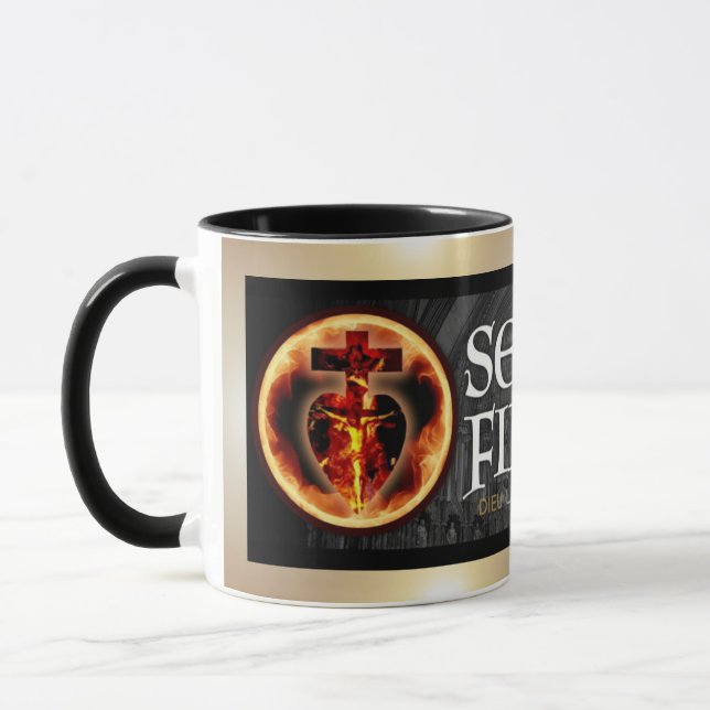 Caneca Católico Senso Religioso Fidelium Crucifix (Esquerda)