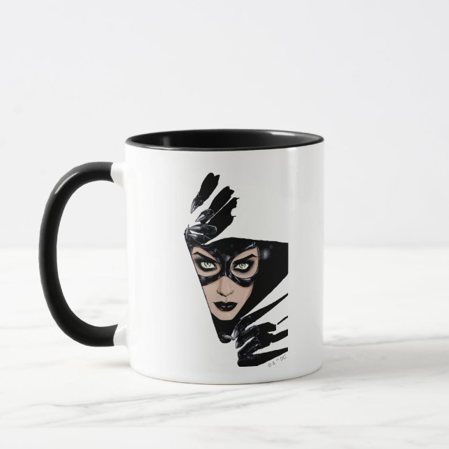 Caneca Catwoman The Claws Are Out Cover Illustration (Esquerda)