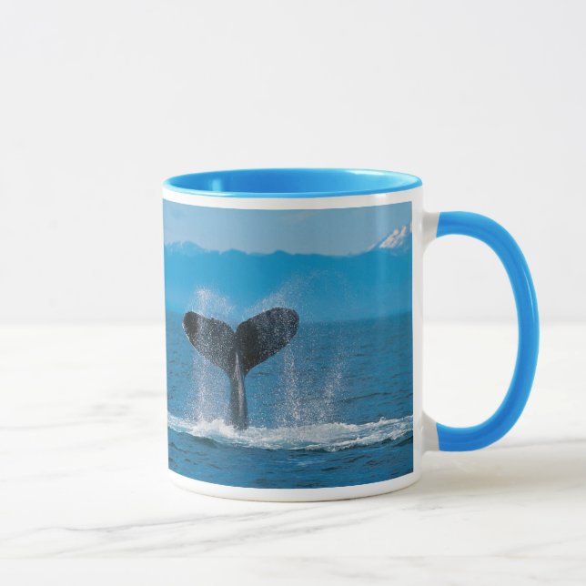 Caneca Cauda da baleia de Humpback, contra a baleação (Direita)