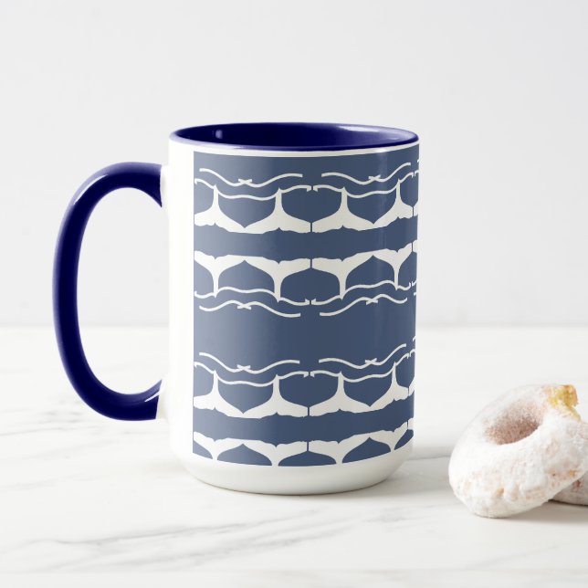 Caneca Cauda de Baleias (Com Donut)