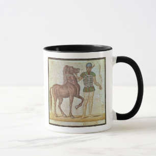 Caneca Cavaleiro do cavalo em cores de competência
