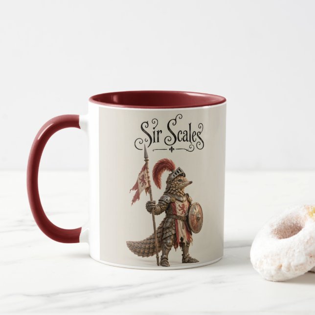 Caneca Cavaleiro Pangolim (Com Donut)