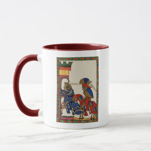 Caneca Cavaleiros A Armazenar O Castelo, 14 Century