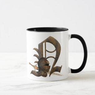 Caneca Cavaleiros oxidados N inicial