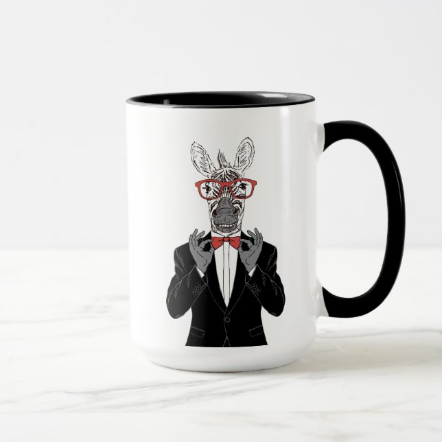 Caneca Cavalheiro da zebra (Direita)