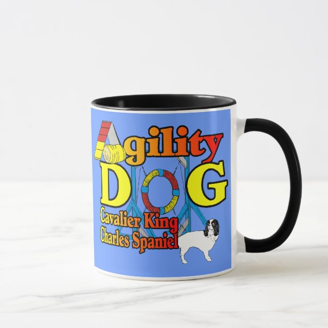 Caneca Cavalier_King_Charles_Spaniel_Agilidade (Direita)