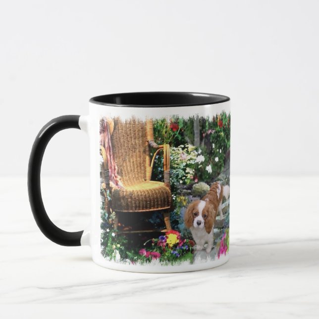 Caneca Cavalier King Charles Spaniel Art (Esquerda)