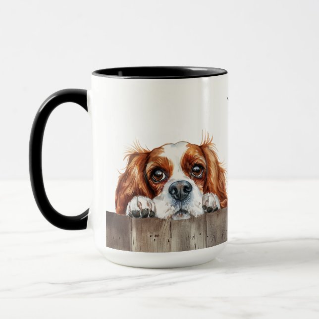 Caneca Cavalier King Charles Spaniel Dog Mug (Esquerda)