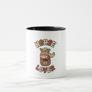 Caneca Cavalo bonito no bolso