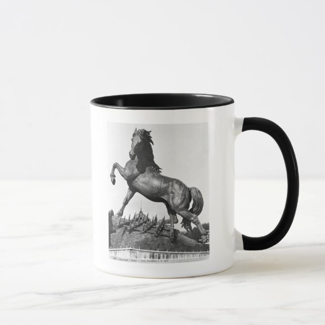 Caneca Cavalo com uma grade (Direita)