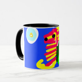 Caneca Cavalo da costa no verão