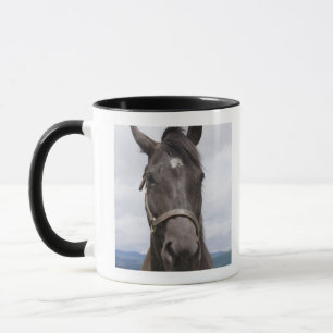 Caneca Cavalo de Brown escuro