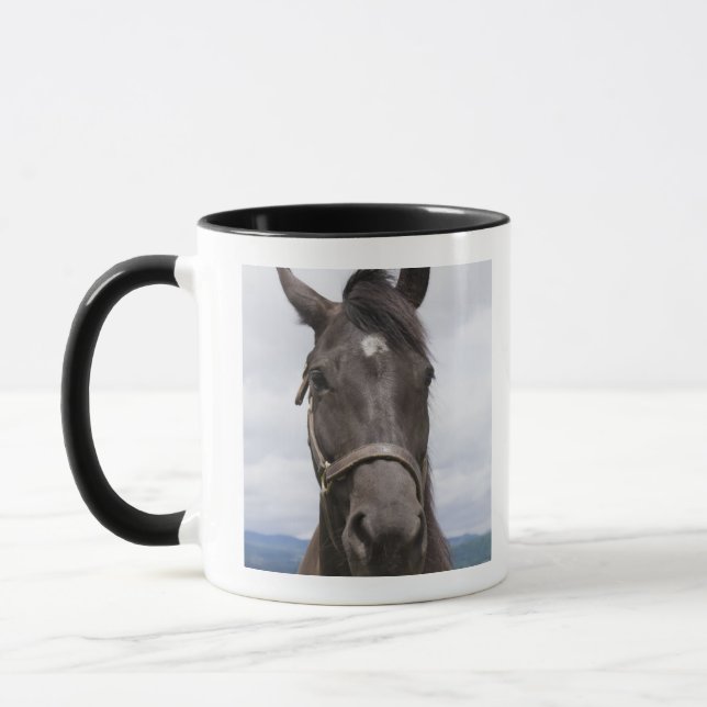 Caneca Cavalo de Brown escuro (Esquerda)