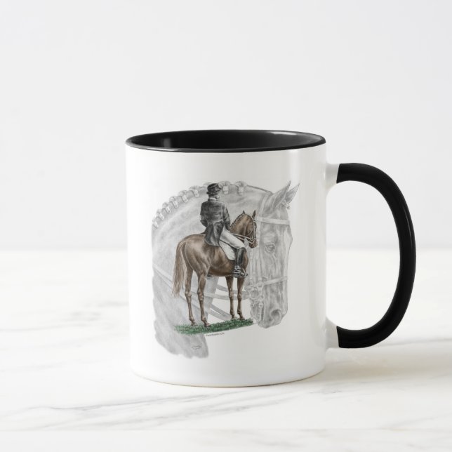 Caneca Cavalo de Dressagem de XHalt-Salute